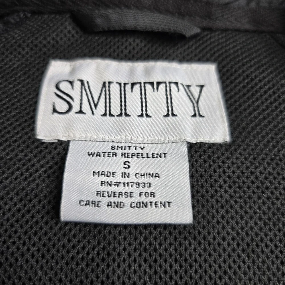 Smitty Jacket Convertible Sleeves Water Repellent Mens Small Black Pac 12 CFO